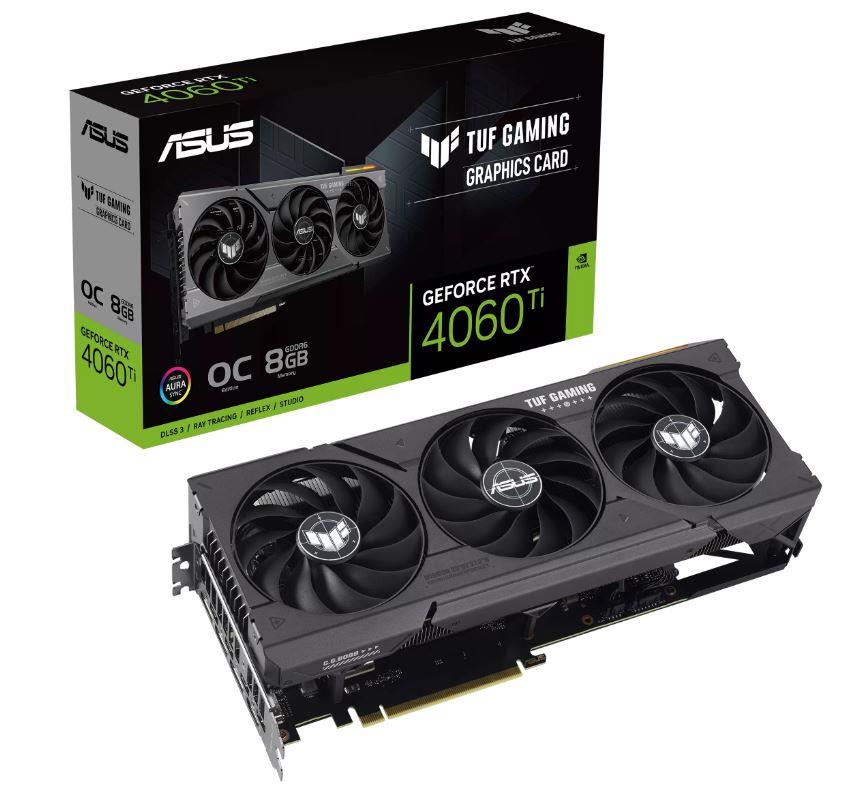 Videokaart|ASUS|NVIDIA GeForce RTX 4060 Ti|8 GB|GDDR6|128 bit|PCIE 4&#82...