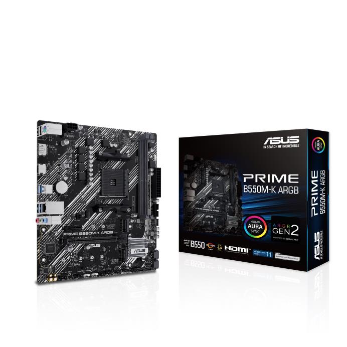 Mainboard|ASUS|AMD B550|SAM4|Micro-ATX|Memory DDR4|Memory slots 2|1xPCI-...