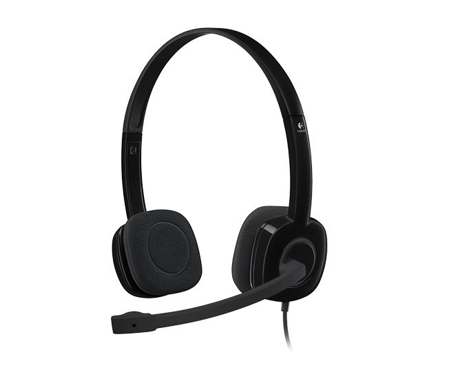 KÕRVAKLAPID STEREO H151/BLACK 981-000589 LOGITECH