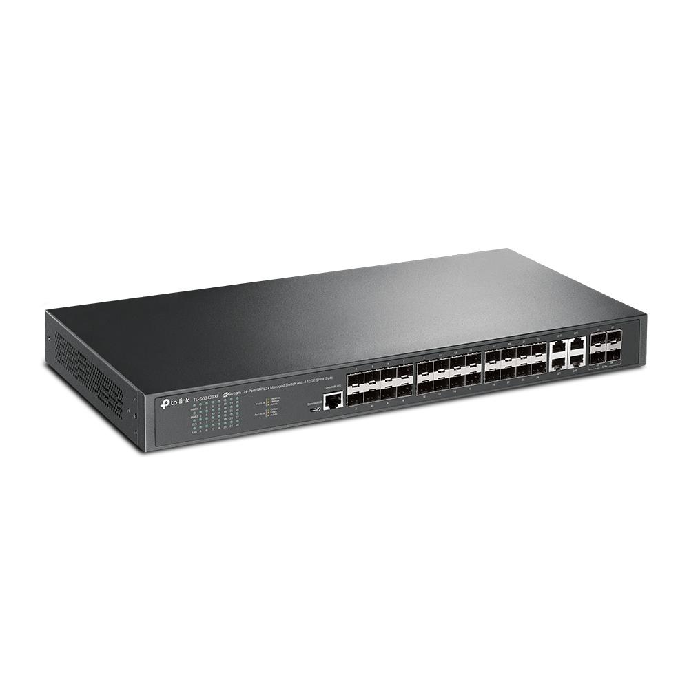 Switch|TP-LINK|Omada|TL-SG3428XF|Type L2+|Rack|4×10/100/1000BASE-T/...