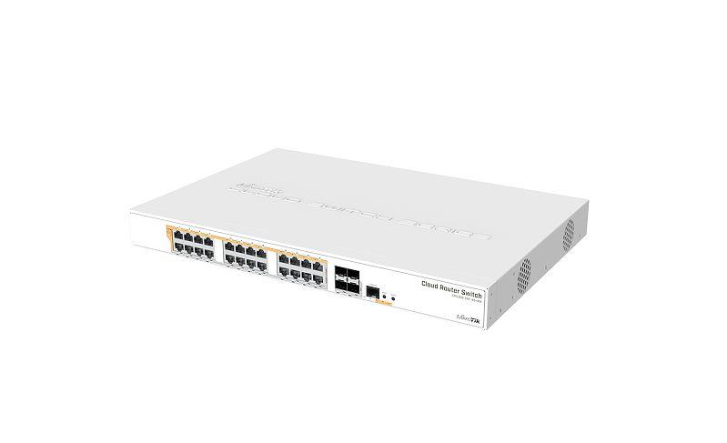 Switch|MIKROTIK|Type L3|Rack|24x10Base-T / 100Base-TX / 1000Base-T|4xSFP...