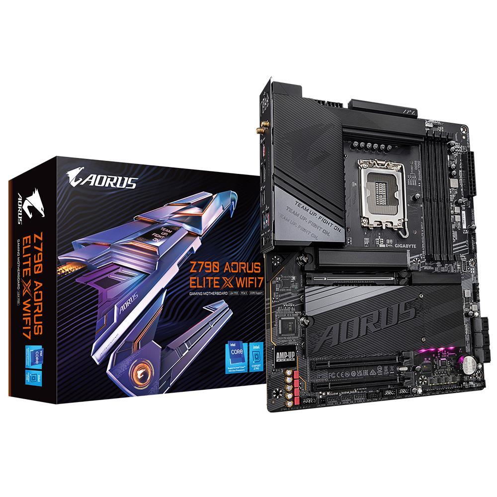 Emaplaat|GIGABYTE|Intel Z790|LGA1700|ATX|Memory DDR5|Memory slots 4|2xP&...