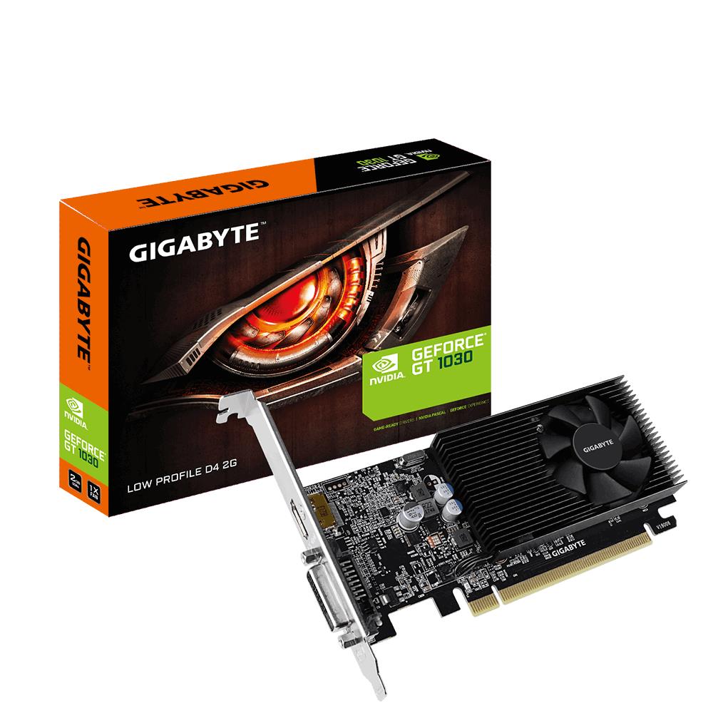 Graphics Card|GIGABYTE|NVIDIA GeForce GT 1030|2 GB|GDDR4|64 bit|PCIE 3.0...