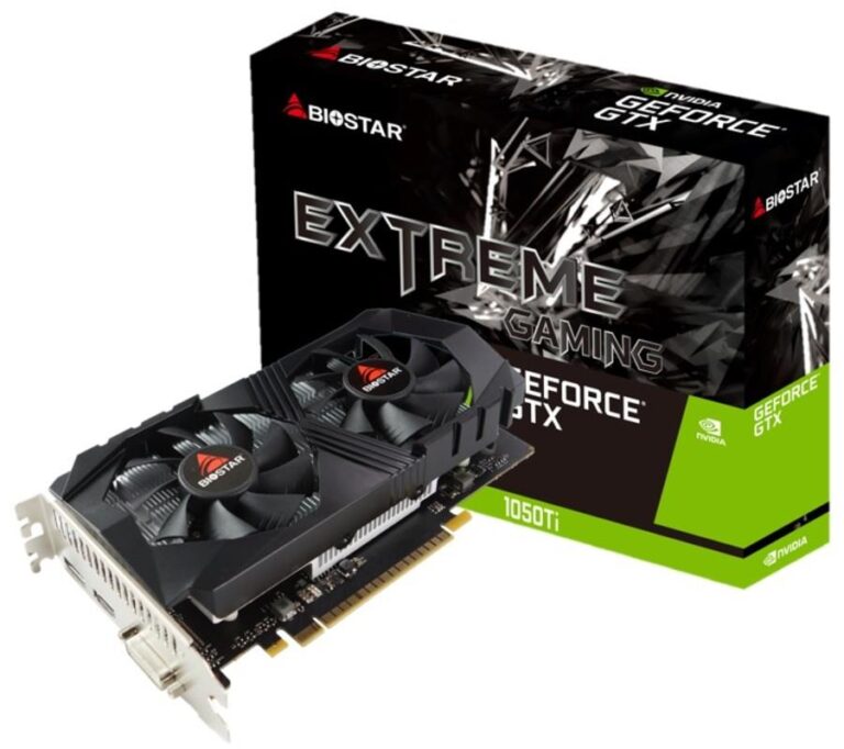 Graphics Card|BIOSTAR|NVIDIA GeForce GTX 1050 TI|4 GB|GDDR5|128 bit|PCIE...