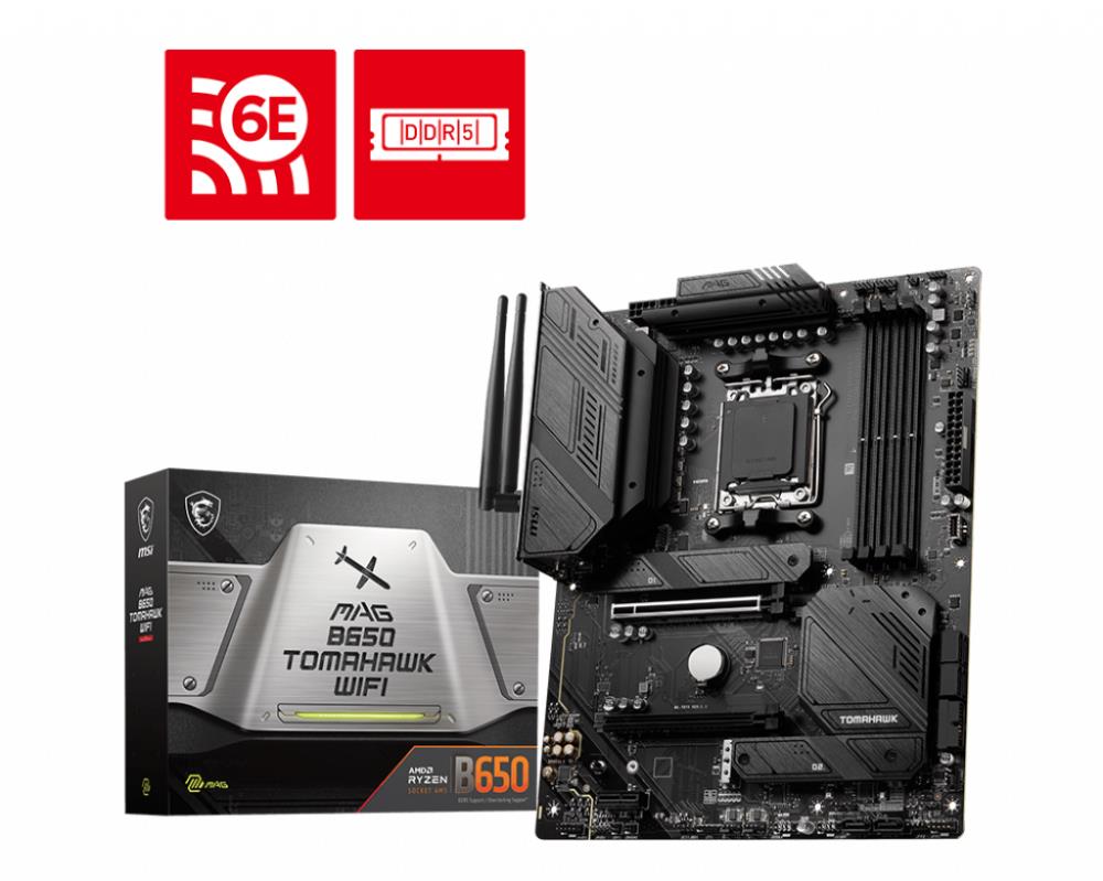 Emaplaat|MSI|AMD B650|SAM5|ATX|Memory DDR5|Memory slots 4|1xPCI-Express&...