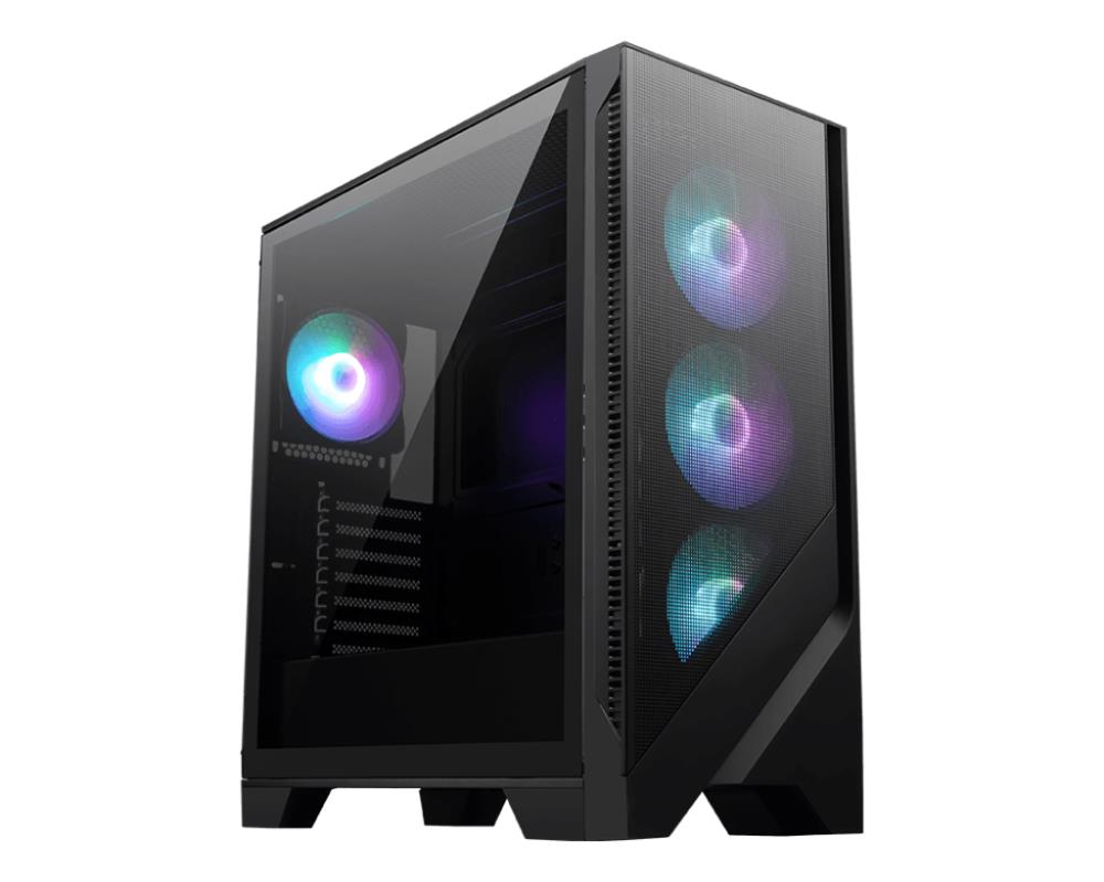 Case|MSI|MAG FORGE 321R AIRFLOW|MidiTower|Case product features Transpar...