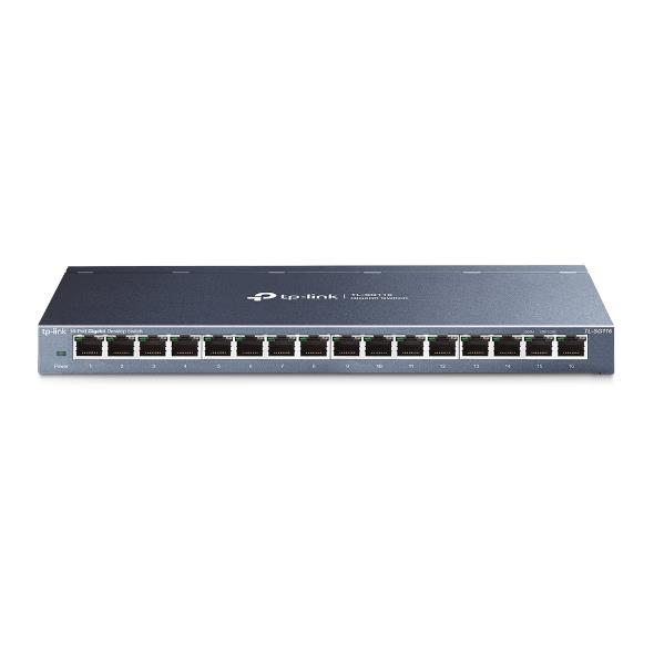 Switch|TP-LINK|Desktop/pedestal|16x10Base-T / 100Base-TX / 1000Base-T|TL...