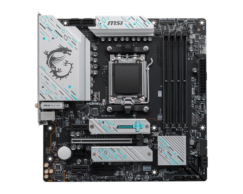 Emaplaat|MSI|AMD B650|SAM5|Micro-ATX|Memory DDR5|Memory slots 4|2xPCI-E&...