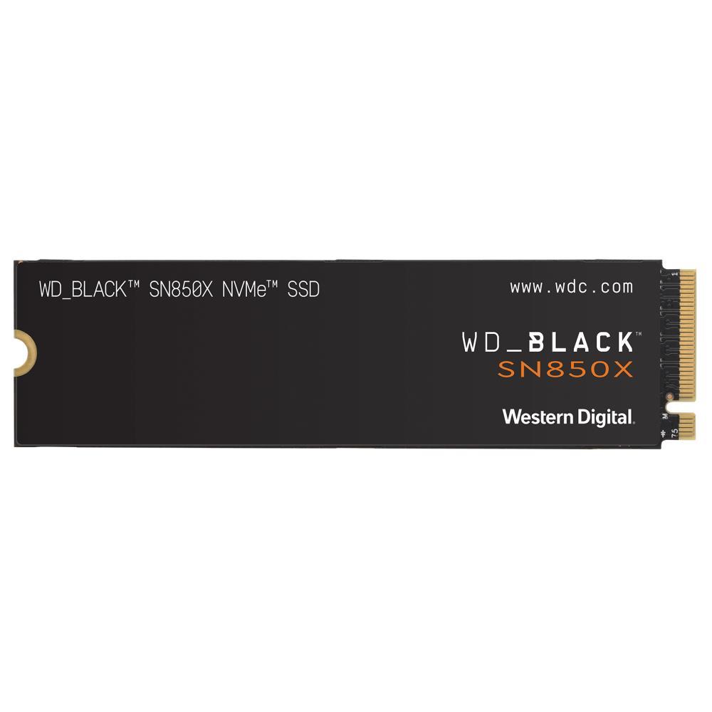 SSD|WESTERN DIGITAL|Black SN850X|1TB|M.2|PCIE|NVMe|Write speed 6300 MByt...