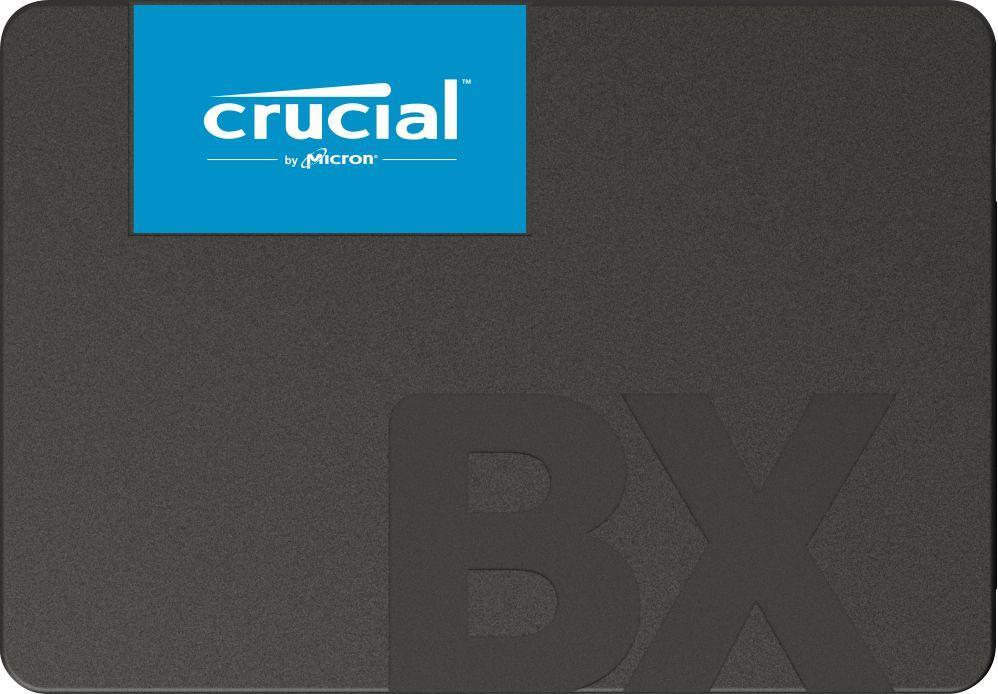 SSD|CRUCIAL|BX500|500GB|SATA 3.0|Write speed 500 MBytes/sec|Read speed 550 MBytes/sec|2,5″|TBW 120 TB|MTBF 1500000 hours|CT500BX500SSD1