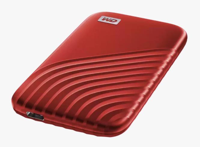 External SSD|WESTERN DIGITAL|My Passport|500GB|USB-C|Write speed 1000 MB...