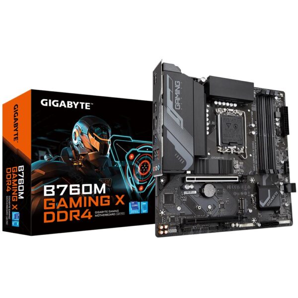 Emaplaat|GIGABYTE|Intel B760 Express|LGA1700|Micro-ATX|Memory DDR4|Memo...