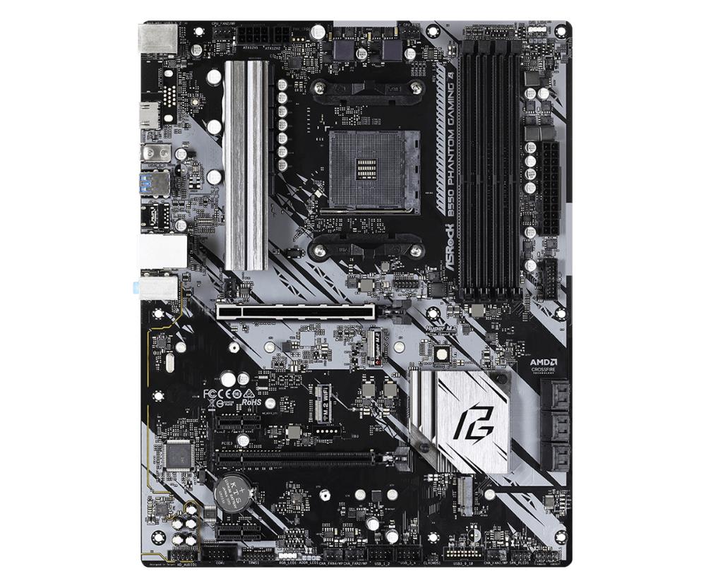 Emaplaat|ASROCK|AMD B550|SAM4|ATX|2xPCI-Express 3.0 1x|1xPCI-Express 3&#...