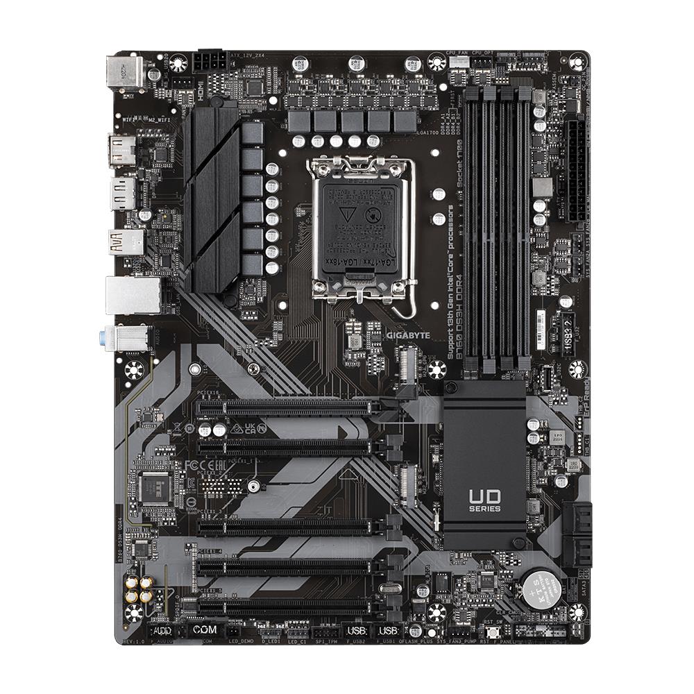 Emaplaat|GIGABYTE|Intel B760 Express|LGA1700|ATX|Memory DDR4|Memory slo&...