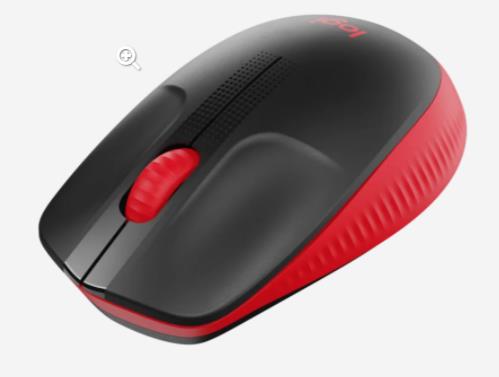 MOUSE USB OPTICAL WRL M190/RED 910-005908 LOGITECH