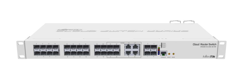 Switch|MIKROTIK|CRS328-4C-20S-4S+RM|Type L2|Rack 1U|4×10/100/1000BA...