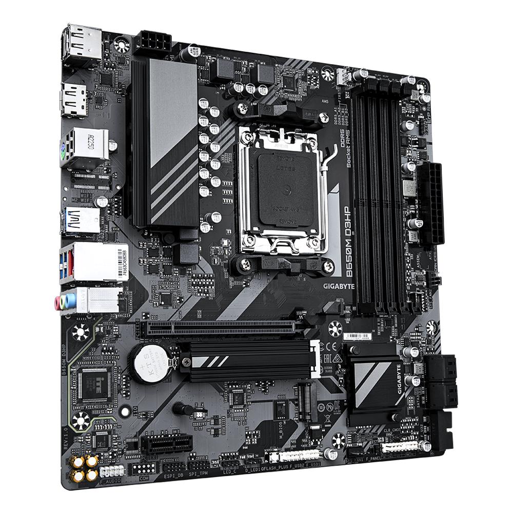 Mainboard|GIGABYTE|AMD B650|SAM5|Micro-ATX|Memory DDR5|Memory slots 4|1x...