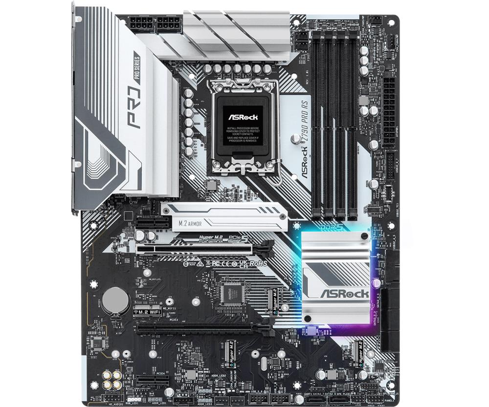 Emaplaat|ASROCK|Intel Z790|LGA1700|ATX|Memory DDR5|Memory slots 4|2xPCI&...