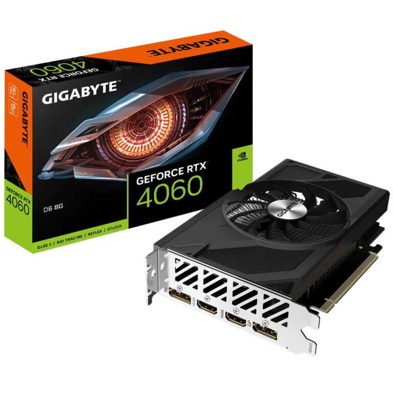 Videokaart|GIGABYTE|NVIDIA GeForce RTX 4060|8 GB|GDDR6|128 bit|PCIE 4&#8...