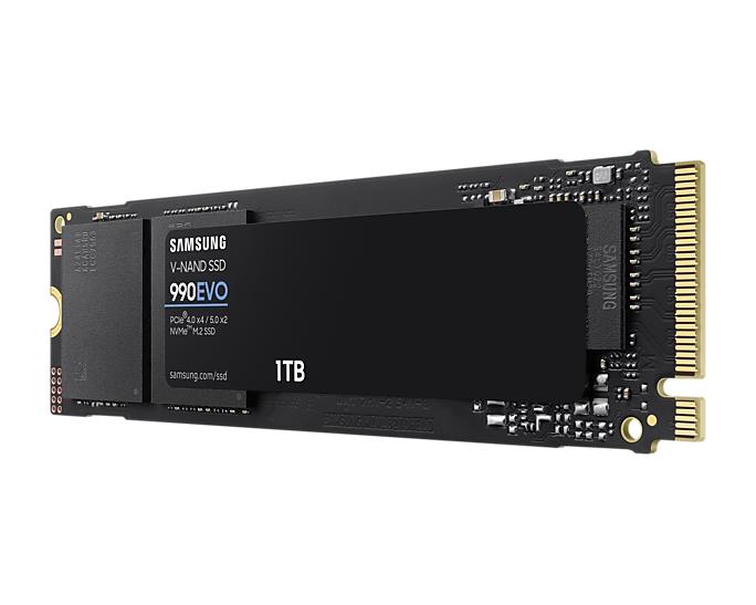 SSD|SAMSUNG|990 EVO|1TB|M.2|PCIe Gen5|NVMe|TLC|Write speed 4200 MBytes/s...