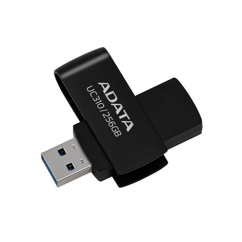 MÄLUPULK FLASH USB3.2 256G/BLACK UC310-256G-RBK ADATA