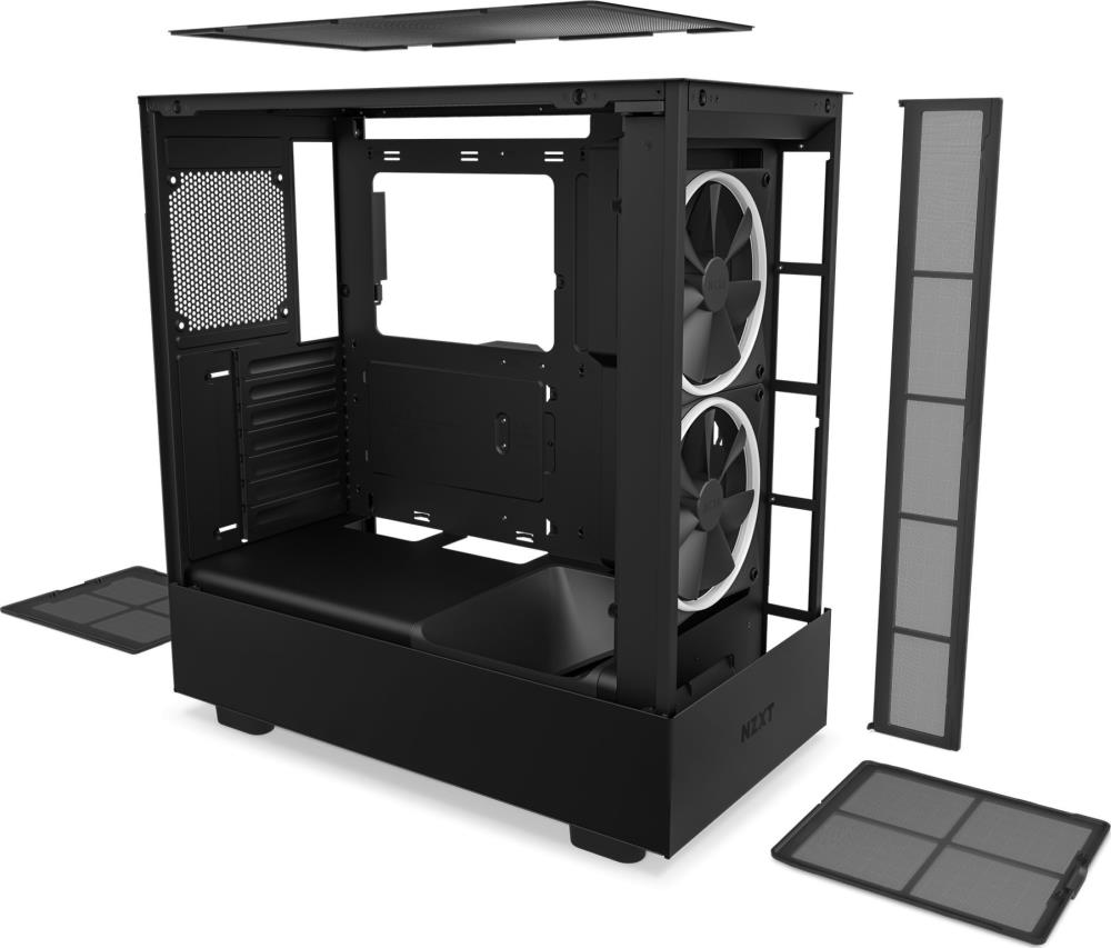 Case|NZXT|H5 ELITE|MidiTower|Case product features Transparent panel|Not...