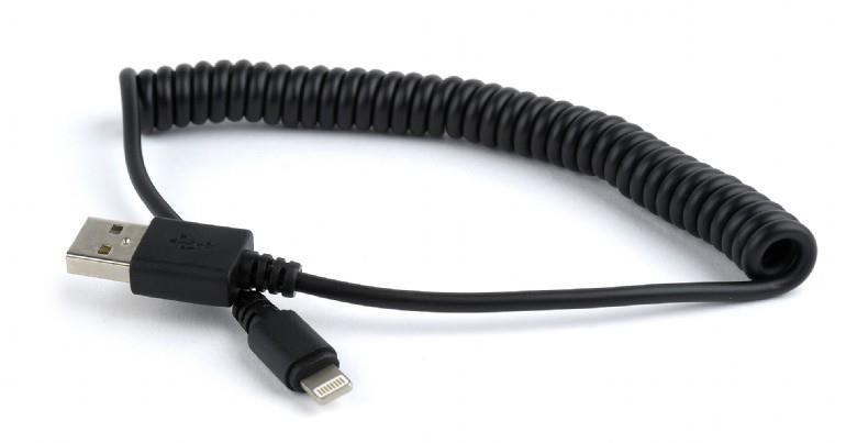 KAABEL LIGHTNING TO USB2 1.5M/SPIRAL CC-LMAM-1.5M GEMBIRD