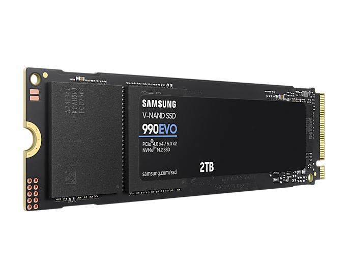 SSD|SAMSUNG|990 EVO|2TB|M.2|PCIe Gen5|NVMe|TLC|Write speed 4200 MBytes/s...