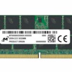 Server Memory Module|MICRON|DDR4|16GB|ECC|3200 MHz|CL 22|1.2 V|MTA9ASF2G72HZ-3G2R