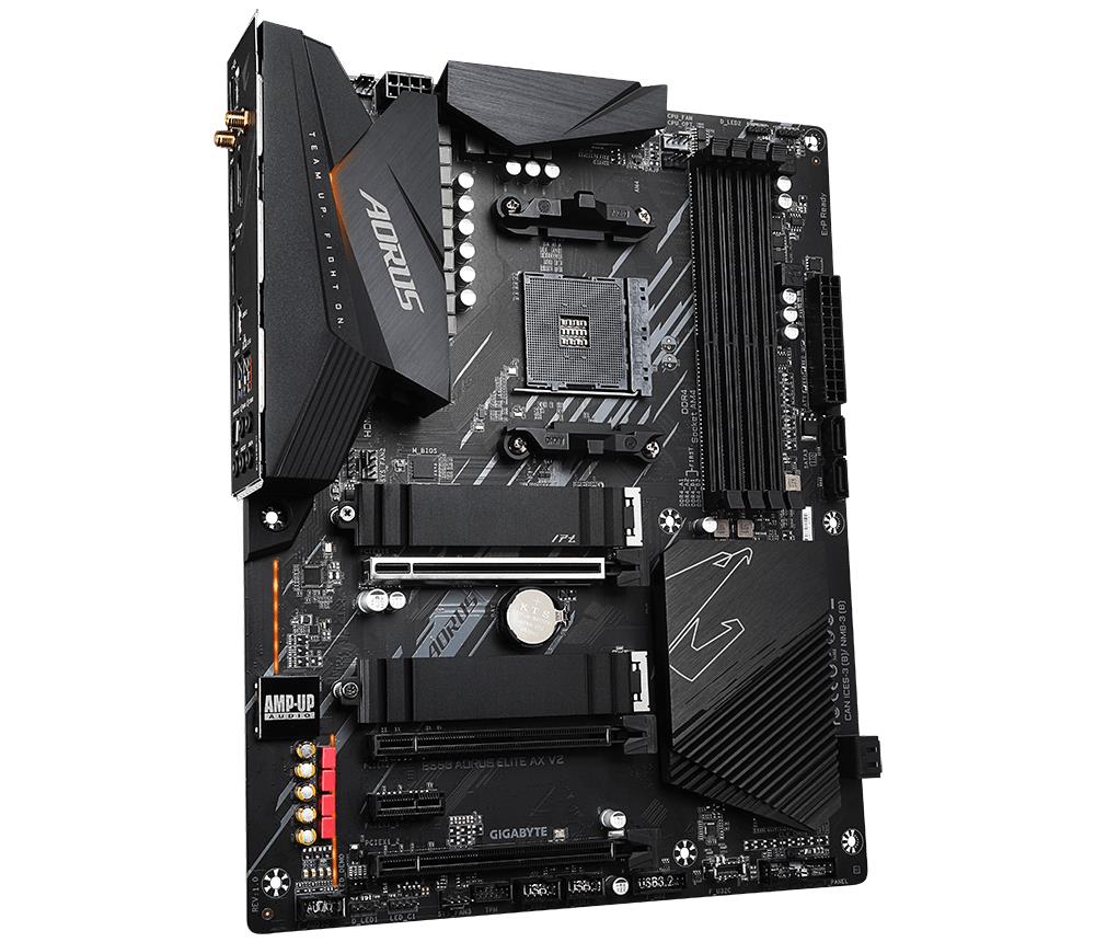 Mainboard|GIGABYTE|AMD B550|SAM4|ATX|Memory DDR4|Memory slots 4|2xPCI-Ex...