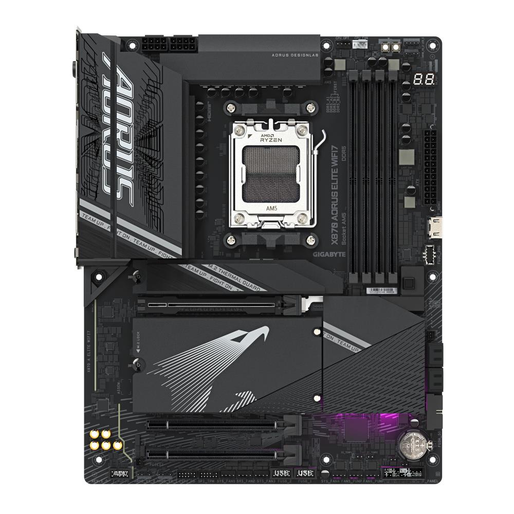 Mainboard|GIGABYTE|AMD X870|SAM5|ATX|Memory DDR5|Memory slots 4|1xPCI-Ex...