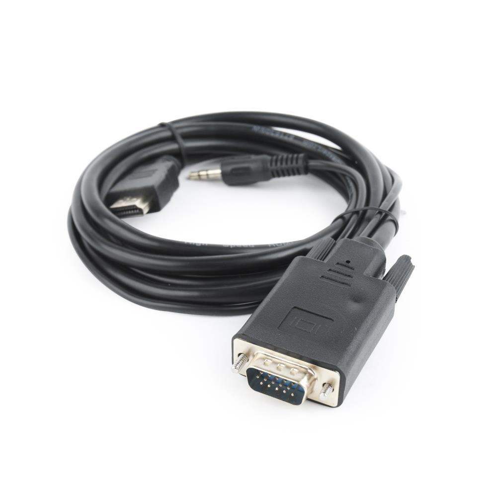 KAABEL HDMI-VGA +3.5MM/3M A-HDMI-VGA-03-10 GEMBIRD