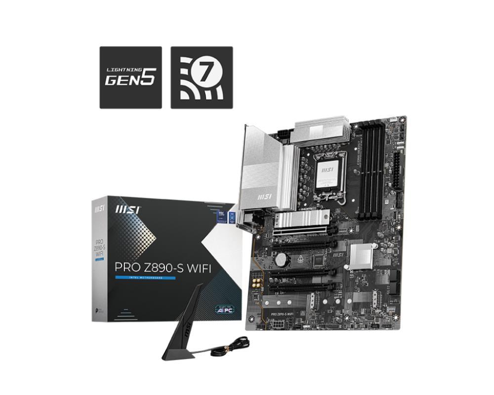 Mainboard|MSI|Intel Z890|LGA1851|ATX|Memory DDR5|Memory slots 4|1xPCI-Ex...