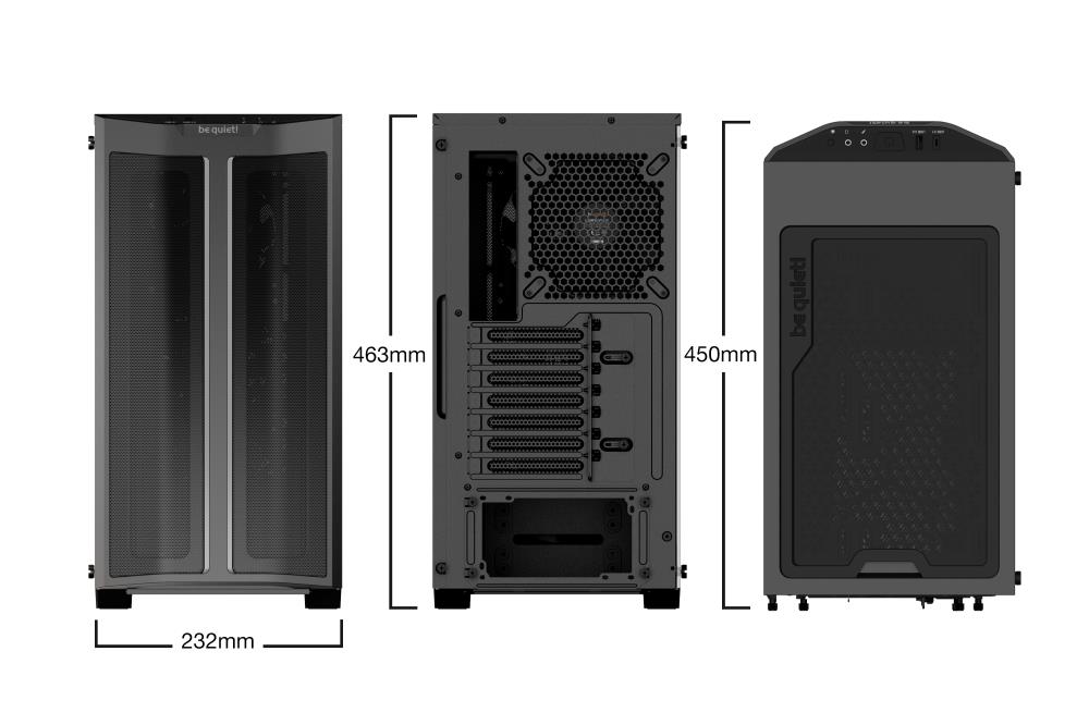 Case|BE QUIET|Pure Base 500 FX|MidiTower|Not included|ATX|MicroATX|MiniI...