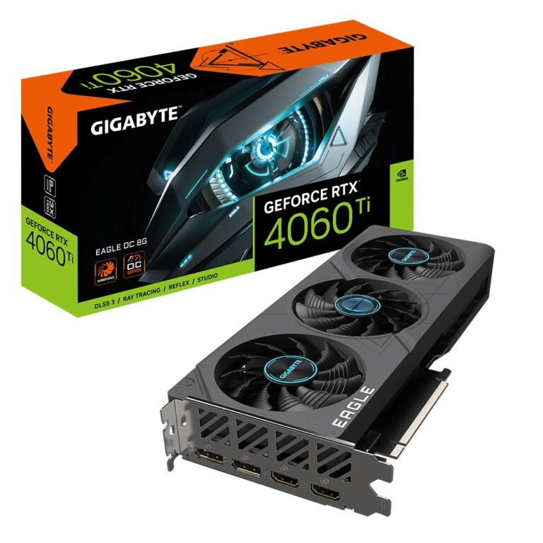 Videokaart|GIGABYTE|NVIDIA GeForce RTX 4060 Ti|8 GB|GDDR6|128 bit|PCI&#8...