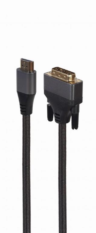 KAABEL HDMI-DVI 1.8M/CC-HDMI-DVI-4K-6 GEMBIRD