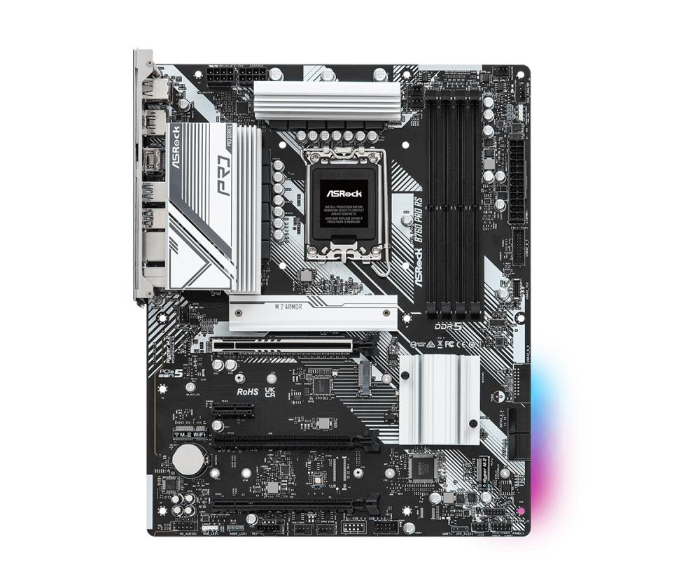 Emaplaat|ASROCK|Intel B760 Express|LGA1700|ATX|Memory DDR5|Memory slots&...