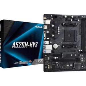 Emaplaat|ASROCK|AMD A520|SAM4|Micro-ATX|Memory DDR4|Memory slots 2|1xPC...