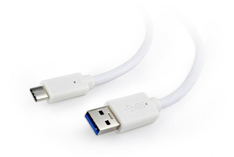 KAABEL USB-C TO USB3 0.1M WHITE/CCP-USB3-AMCM-W-0.1M GEMBIRD