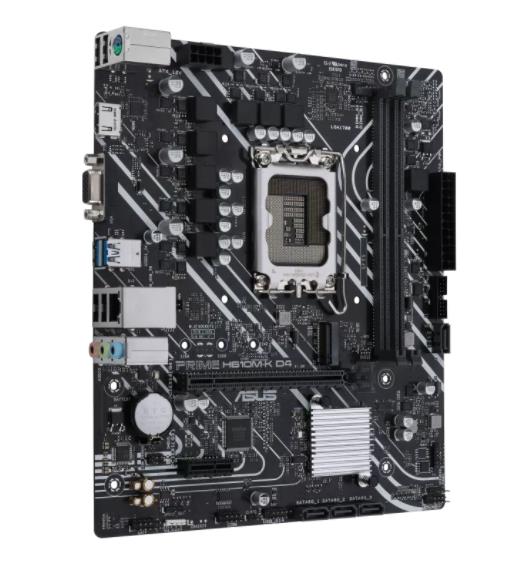 Emaplaat|ASUS|Intel H610|LGA1700|MicroATX|Memory DDR4|Memory slots 2|1x&...