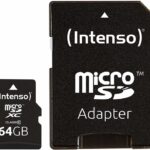 MÄLUKAART SDXC 64GB C10/W/ADAPTER 3413490 INTENSO