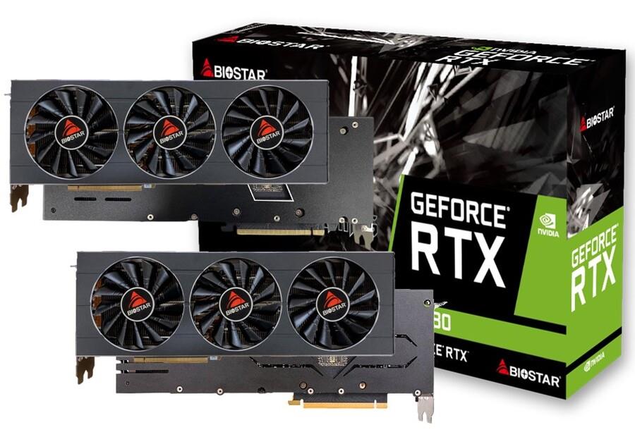 Videokaart|BIOSTAR|NVIDIA GeForce RTX 3080|10 GB|GDDR6X|PCIE 4.0 16x|&#8...