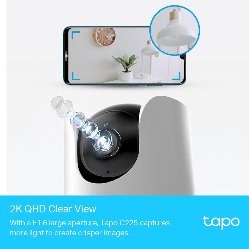 WRL KAAMERA 2K QHD PAN/TILT/TAPO C225 TP-LINK