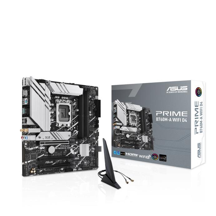 Emaplaat|ASUS|Intel B760 Express|LGA1700|Micro-ATX|Memory DDR4|Memory s&...