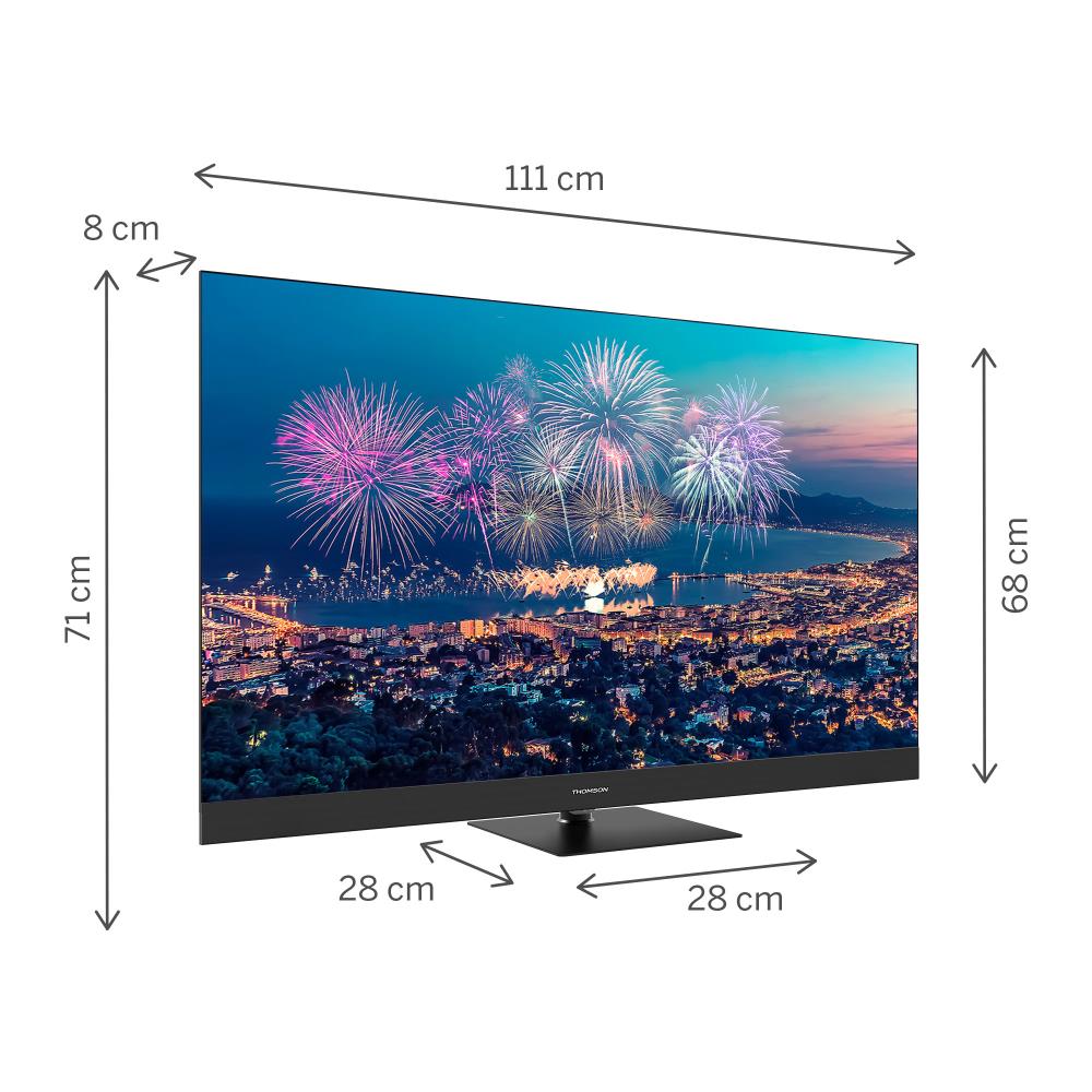 Televiisor|THOMSON|50″|4K/Smart|QLED|3840×2160|Juhtmevaba LAN...