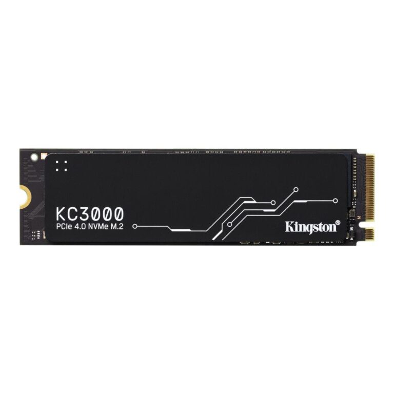 SSD|KINGSTON|KC3000|1TB|M.2|NVMe|3D TLC|Write speed 6000 MBytes/sec|Read...