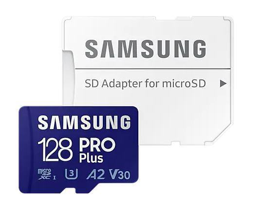 MÄLUKAART SDXC PRO+ 128GB/W/ADAPT. MB-MD128SA/EU SAMSUNG