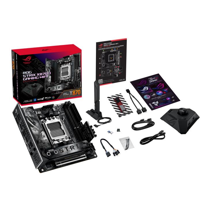 Emaplaat|ASUS|AMD X870|SAM5|Mini-ITX|Memory DDR5|Memory slots 2|1xPCI-E&...