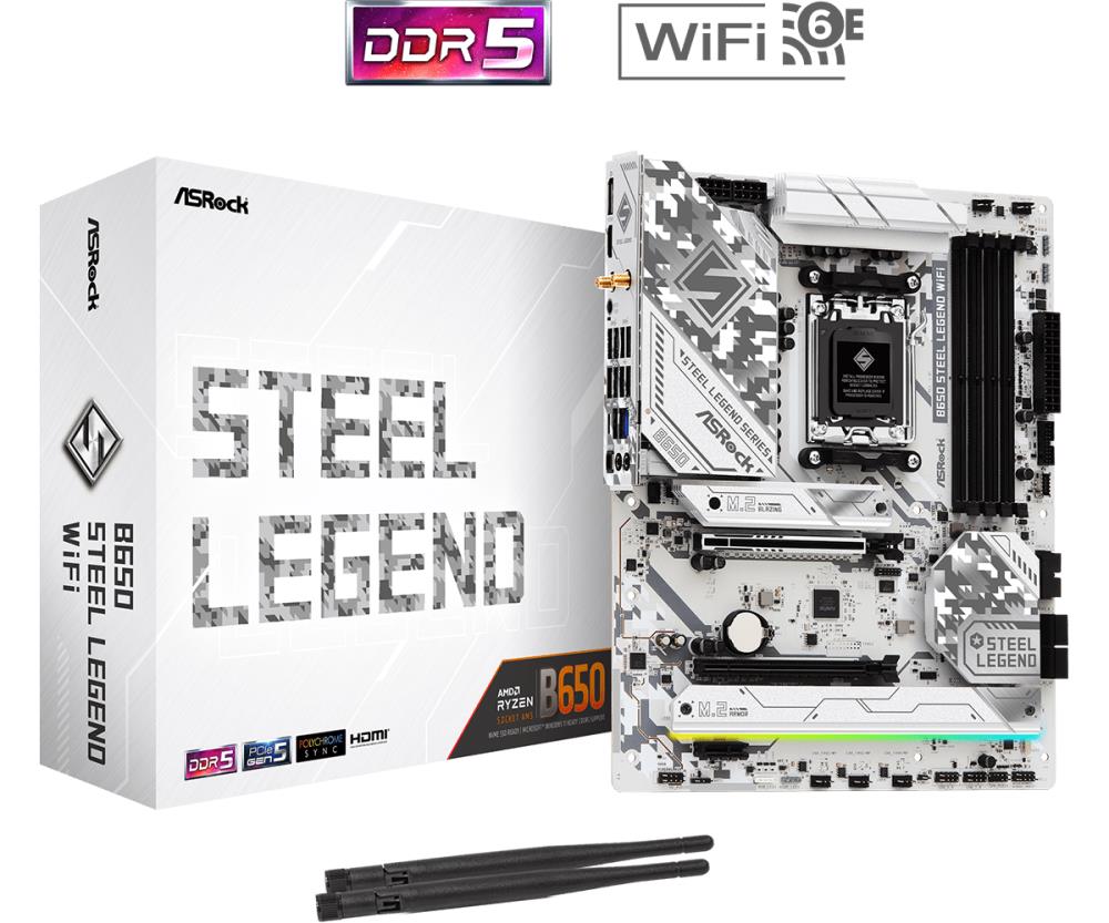 Emaplaat|ASROCK|AMD B650|SAM5|ATX|Memory DDR5|Memory slots 4|1xPCI-Expr&...