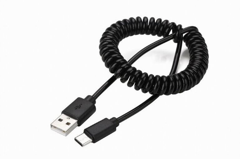 KAABEL USB2 TO USB-C COILED/CC-USB2C-AMCM-0.6M GEMBIRD